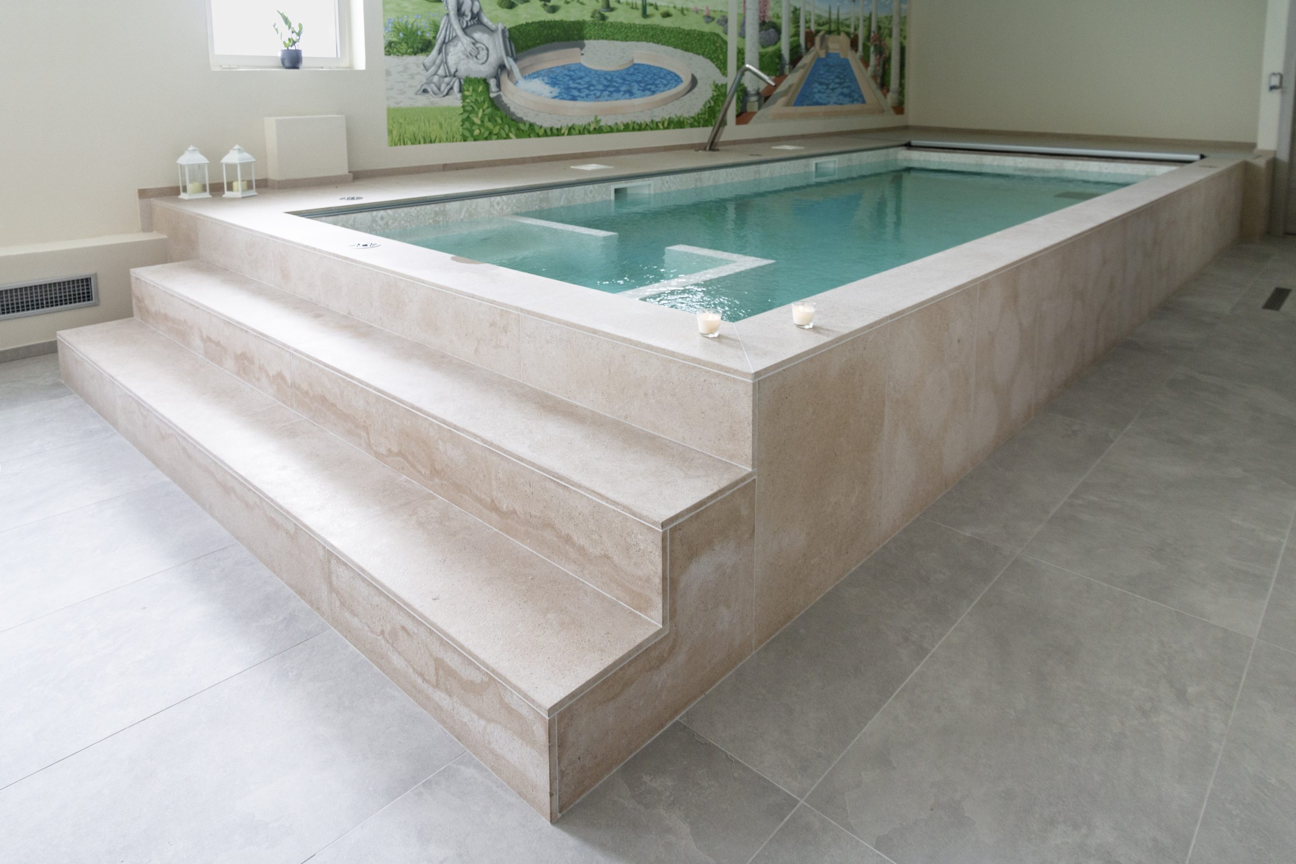 Area Relax per piscine interrata - Acquaform piscine dal 1994